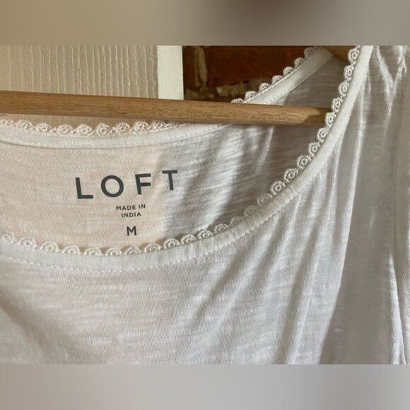 Loft Lace Trim Tulip Back Tank Top - Picture 8 of 9